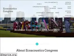 Sites similar to ecoacousticscongress.org