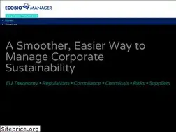 Sites similar to ecobiomanager.com