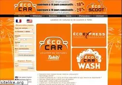 Sites similar to ecocar-tahiti.com