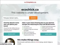 Sites similar to ecochick.ca