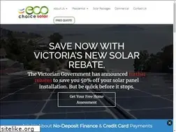 Sites similar to ecochoicesolar.com.au