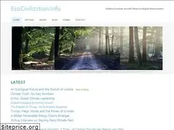 Sites similar to ecocivilization.info