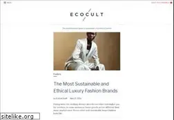 Sites similar to ecocult.com