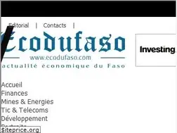 Sites similar to ecodufaso.com