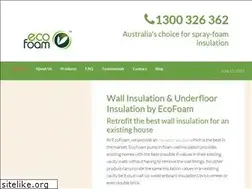 Sites similar to ecofoamwallinsulation.com.au