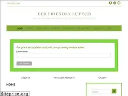 Sites similar to ecofriendlylumber.com