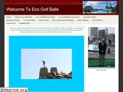 Sites similar to ecogolfballs.com