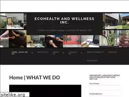 Sites similar to ecohealthcentre.ca