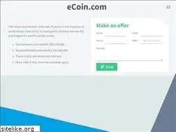 Sites similar to ecoin.com