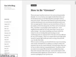 Sites similar to ecoinfoblog.com