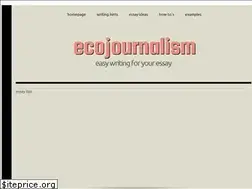 Sites similar to ecojournalism.org