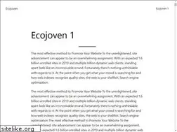 Sites similar to ecojoven.com
