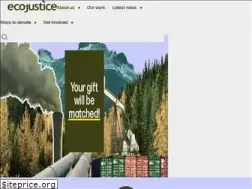 Sites similar to ecojustice.ca
