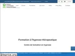 Sites similar to ecole-hypnose-francophone.fr