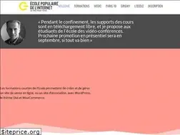 Sites similar to ecole-populaire-internet.com
