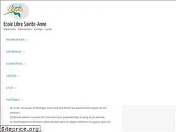 Sites similar to ecole-sainte-anne.com