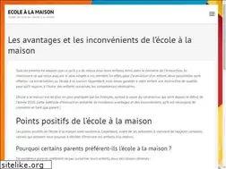 Sites similar to ecolealamaison.org