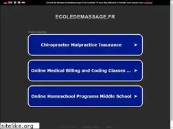 Sites similar to ecoledemassage.fr