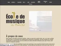 Sites similar to ecoledemusiquedumarche.com