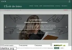 Sites similar to ecoledeslettres.fr