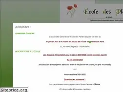 Sites similar to ecoledesplantes.net