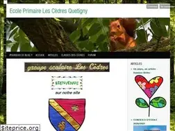 Sites similar to ecolelescedresquetigny.com