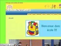 Sites similar to ecolelibresoleillevant.be