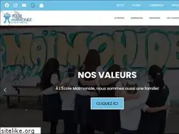 Sites similar to ecolemaimonide.org