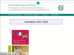 Sites similar to ecolemontessoriparis.fr