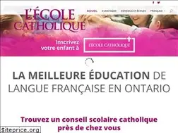 Sites similar to ecolescatholiquesontario.ca