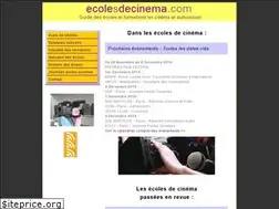 Sites similar to ecolesdecinema.com