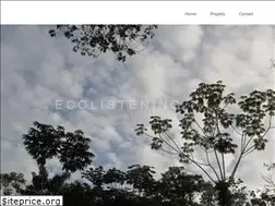 Sites similar to ecolistening.org
