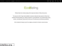 Sites similar to ecolistings.com