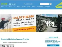 Sites similar to ecologicalbuildingsystems.com