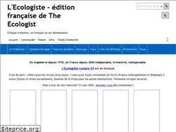 Sites similar to ecologiste.org