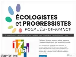 Sites similar to ecologistes-progressistes-idf.fr