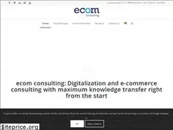 Sites similar to ecom-consulting.de