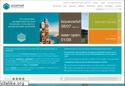 Sites similar to ecomat.be