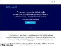 Sites similar to ecomcontent.com