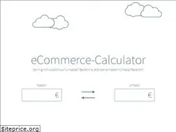 Sites similar to ecommerce-calculator.de