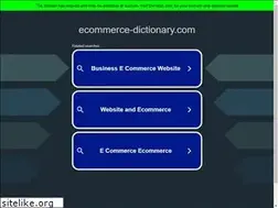 Sites similar to ecommerce-dictionary.com