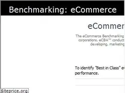 Sites similar to ecommercebenchmarking.com