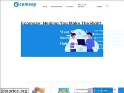 Sites similar to ecomsay.com