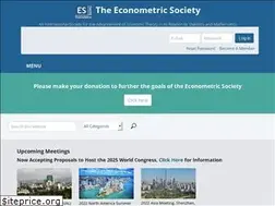 Sites similar to econometricsociety.org