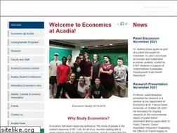 Sites similar to economics.acadiau.ca