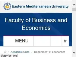 Sites similar to economics.emu.edu.tr
