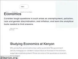Sites similar to economics.kenyon.edu