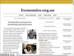 Sites similar to economics.org.au