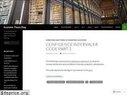 Sites similar to economictheoryblog.com