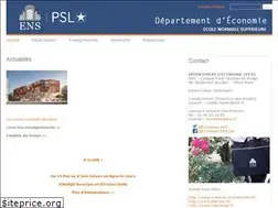 Sites similar to economie.ens.fr